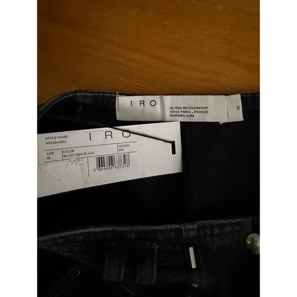 IRO Barra Faded Denim Shorts Women's Size 38/us 6 - Picture 6 of 11